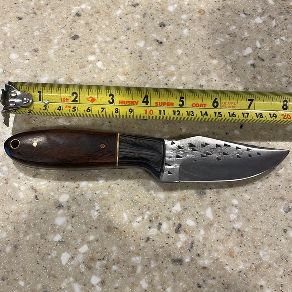 Men’s knife with leather sheath - Picture 4 of 9